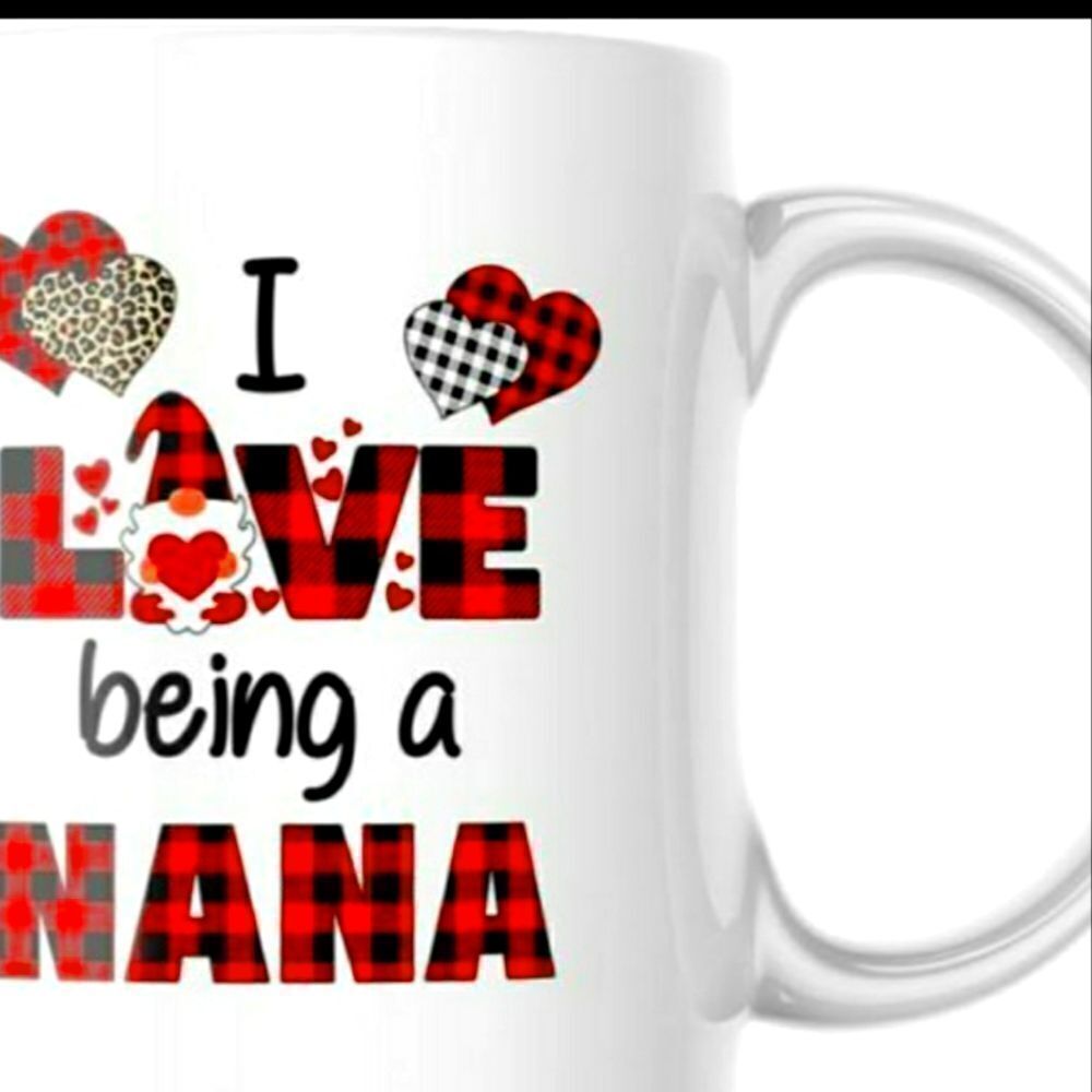Coffee Mug, I love being a Nana, 15 oz